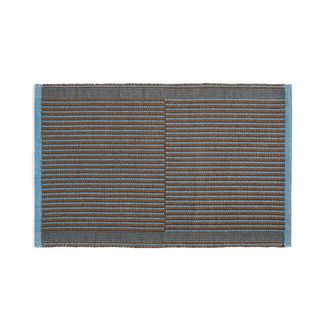 HAY Tapis Fussmatte, kastanie / blau