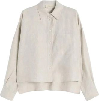 Max Mara Wkdcapo Jas - Dames - Overhemden - Beige - S - Overhemden