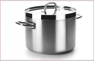 Lacor Olla Baja Con Tapa D.24 Cm Chef-luxe - Lacor
