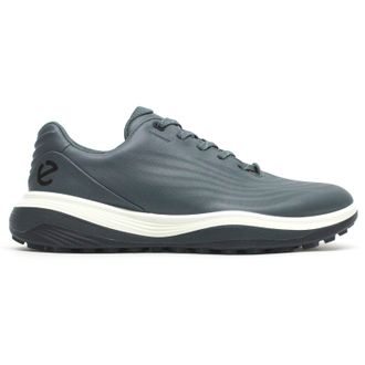 Ecco Ecco Golf LT1 Leather Mens Low Top Trainers - Pavement Dallage - Size:UK 10.5-11