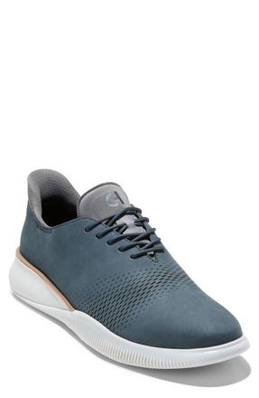 Cole Haan 6.ZeroGrand Laser Wing Oxford in Navy Blazer Nubuck/castleroc at Nordstrom, Size 11.5