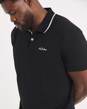 Jack & Jones Jack & Jones Blaze Logo Tipped Polo
