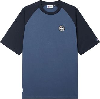 Chocoolate logo patch T-shirt - men - Cotton - M - Blue