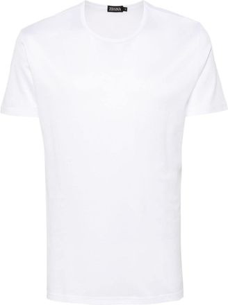 Ermenegildo Zegna crew-neck cotton T-shirt - men - Cotton - S - White