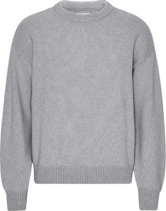 Colorful Standard Heather Grey Merino Wool Crew Sweater - Heren - Ronde hals truien - Grijs - XS - Truien & Vesten