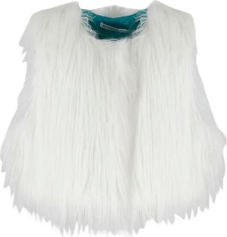 Alabama Muse Cropped gilet - Wit
