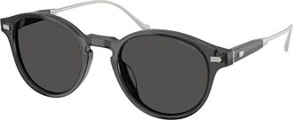 Coach HC8428U CAD83 587887 Mens Sunglasses Grey Size 50