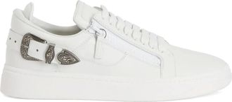 Giuseppe Zanotti Sneakers GZ94 Deluxe con doppia zip - Bianco