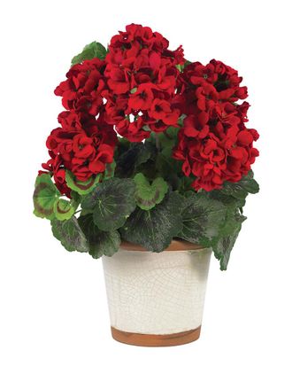 Nearly Natural Geranium Silk Plant