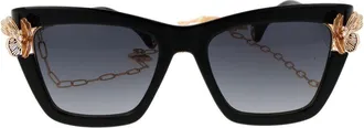 Carolina Herrera CA-1067682 Cat Eye Sunglasses - Black