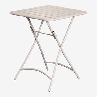 Sklum Sklum - Mesa De Cocina Cuadrada 60x60 Cm Plegable En Acero Janti