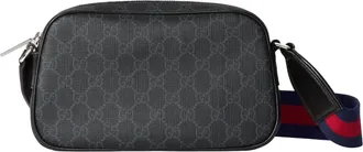 Gucci GG Supreme Cross Body Bag Black 792097-FADJA-1042
