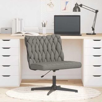 vidaXL Sedia da Ufficio Girevole Grigio Chiaro in Tessuto - Vidaxl