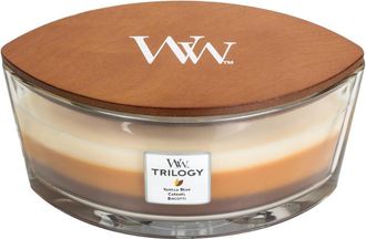 Woodwick Cafe Sweets Woodwick Hearthwick Trilogy - Vela Arom&aacute;tica Con Mecha De Madera