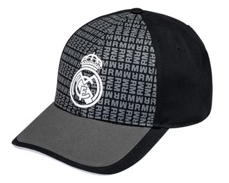 Real Madrid Real Childrens Cap - Official Football Collection - Adjustable Size, Black, One Size