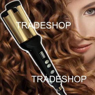 Trade Shop Trade Shop - Placa De Pelo Rizado Colecci&oacute;n Ondulada Ondulada Ondas Naturales 200 &deg;