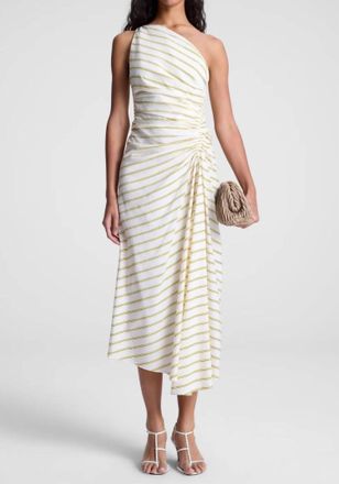 A.L.C. Carolyn Dress In Canary Stripe