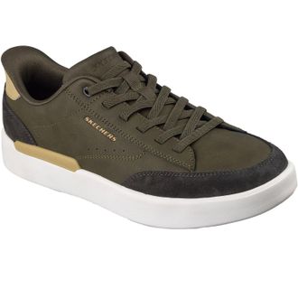 Skechers Verloma Radical Heren Olijfgroene Synthetische / Su&egrave;de Sneakers