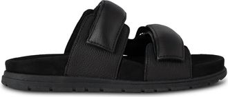 Woden Womens Lisa Leather Sandal In Black