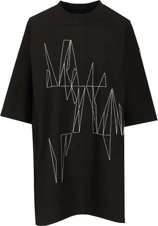 Moncler Jumbo T-shirt - Dames - T-shirts - Zwart - XS - Katoen - Tops