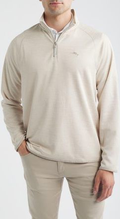Tommy Bahama Palm Pro IslandZone Performance Half Zip Pullover in Arctic Wind at Nordstrom, Size Xxx-Large