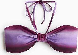 H&M Bandeau-Bikinitop - Purple