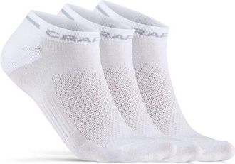 Craft Core Dry Shafless Sock 3-Pack Velosocken - Unisex | wei&szlig;/grau