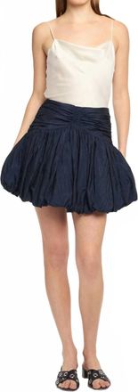 Cinq &agrave; Sept Kaldi Mini Skirt In Navy