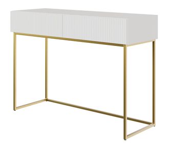 Selsey Selsey - Veldio - Toeletta - 110 Cm - Bianca Con Piedini Dorati