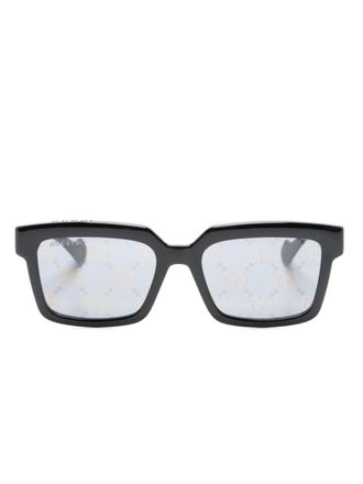 Gucci Occhiali da sole squadrati - Nero