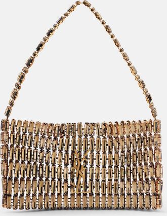 Saint Laurent Evening Mini embroidered shoulder bag