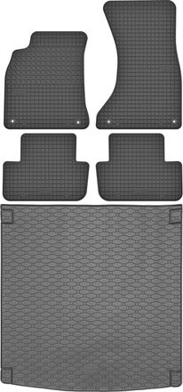 OEM Juego De Alfombrillas De Goma Para Coche Y Maletero Para Audi A4 B8 Kombi (2008-2015)