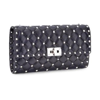 Valentino Rockstud Spike Schoudertas - Dames - Tassen - Zwart - Maat: ONE Size Leer
