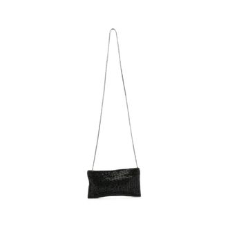 Benedetta Bruzziches Bolso de mano de malla con adornos de cristal - Bags - Mujer - Negro - ONE SIZE