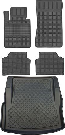 OEM Juego De Alfombrillas De Goma Para Coche Y Alfombrilla Para Maletero Para Bmw Serie 3 F30 Sed&aacute;n (enero De 2012 - Febrero De 2019)