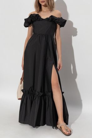 LoveShackFancy Ferra Dress, Womens, Black