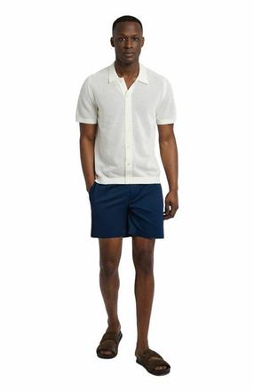 Onia Garment Dye Cotton Drawstring Short in Deep Navy at Nordstrom, Size 3328