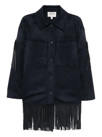 TWP Midnight jack met Western-stijl - Blauw