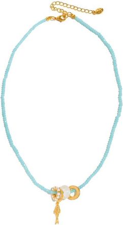 Girls Crew Fish Beaded Pendant Necklace in Gold at Nordstrom