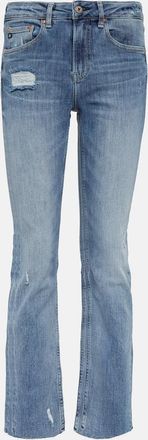 AG - Adriano Goldschmied Girlfriend mid-rise straight jeans
