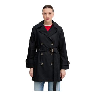 Barbour Jassen, Dames, Blauw, L, Katoen, Adare Trenchcoat
