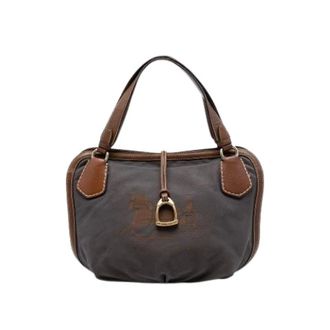 Celine Pre-owned Handbags, female, Gray, Size: ONE SIZE Pre-owned Canvas Tote Bag