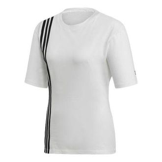 adidas (WMNS) adidas originals Round Neck Pullover Short Sleeve White EC0929