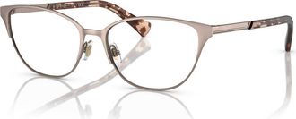 Ralph Lauren 54mm Cat Eye optical glasses in Gold at Nordstrom