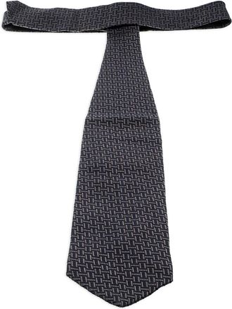 Giorgio Armani Stropdas met jacquard - Grijs