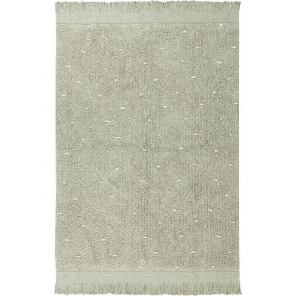 Lorena Canals Washable Rug Woods Symphony Olive in Olive, Natural at Nordstrom