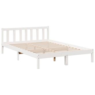Berkfield Home Decorative Extra Long Bed Frame without Mattress White 140x220 cm