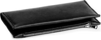 Ezra Arthur Long Zipper Wallet in Black at Nordstrom