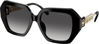Michael Kors MK2232U SOUTH BEACH 30058G Womens Sunglasses Black Size 54