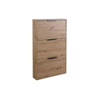 Composad Scarpiera 3 Ribalte Slim Cm 65x15x105h Rovere Artisan (02260)